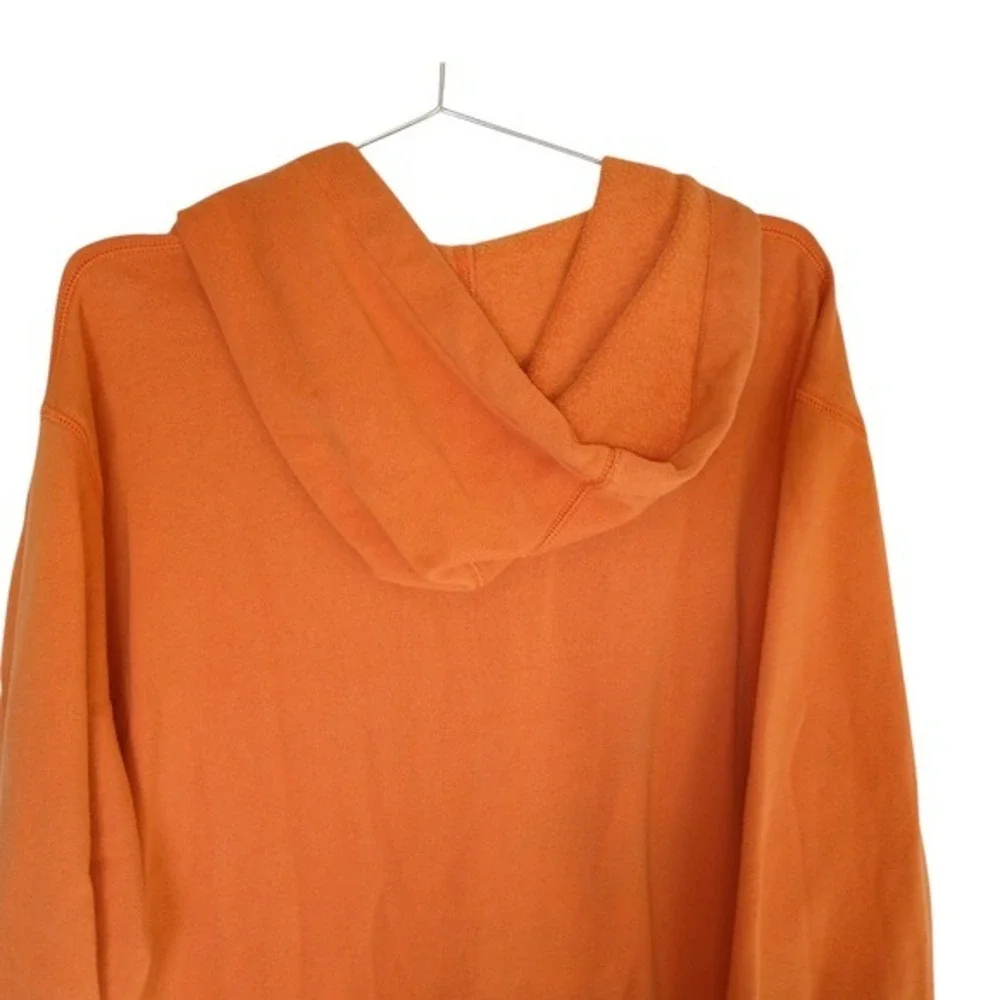 Old Navy Hoodie Sz XL Orange‎ Full Zip Fleece Lined Casual Comfort Activewear